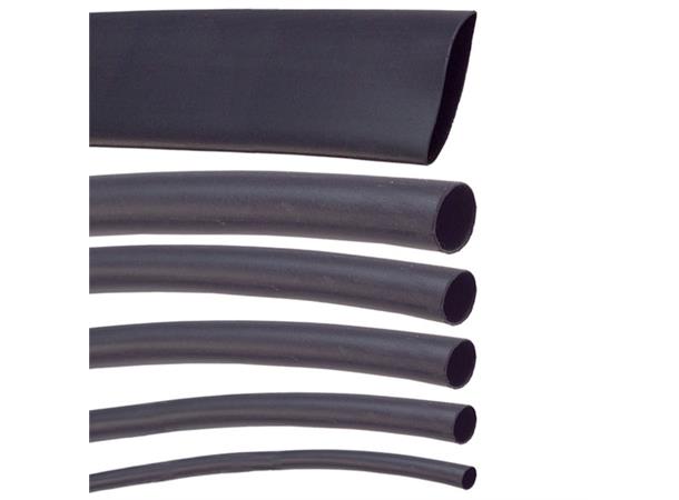 KRYMPESTRØMPE 3MM - SORT 0.5M