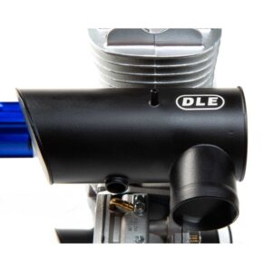 DLE 130CC TWIN BENSINMOTOR MED POTTE OG TENNING