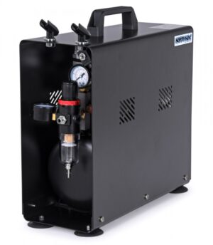 v02_231A97A984368DB63E288CFC88FFDF23-1.jpg AIRBRUSH COMPRESSOR 1/4HP W/3.5L TANK (0-6BAR)