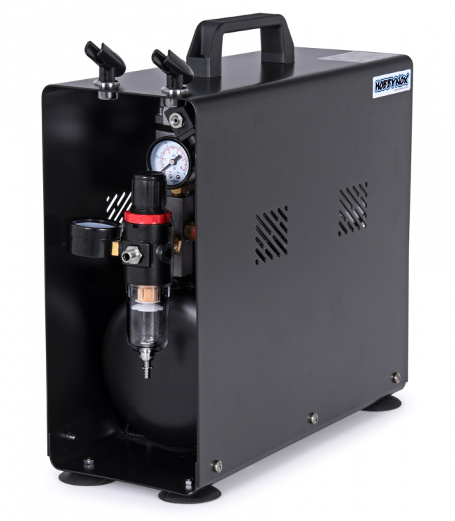 AIRBRUSH COMPRESSOR 1/4HP W/3.5L TANK (0-6BAR)