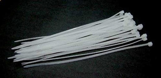 STRIPS NYLON 3X150MM HVIT (30STK)