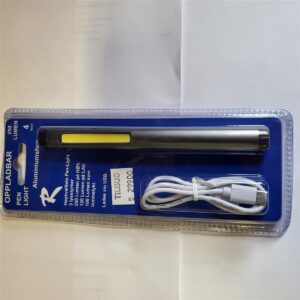 PENLYKT / LOMMELYKT OPPLADBAR 100-250LM M/MAGNET