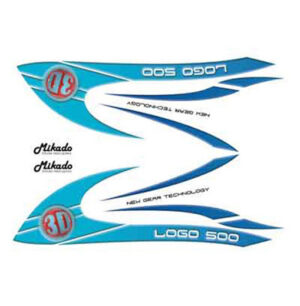 DECAL LOGO 500 3D