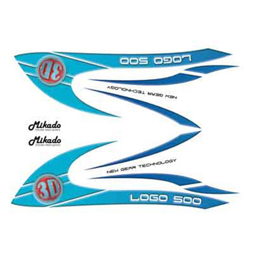 DECAL LOGO 500 3D