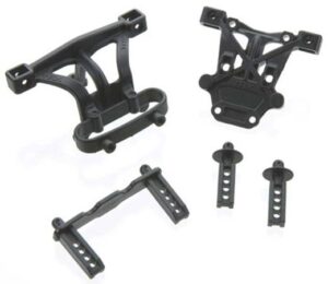 BODY MOUNTS/POSTS FRONT & REAR 1/16 E-REVO/SLASH - TRAXXAS