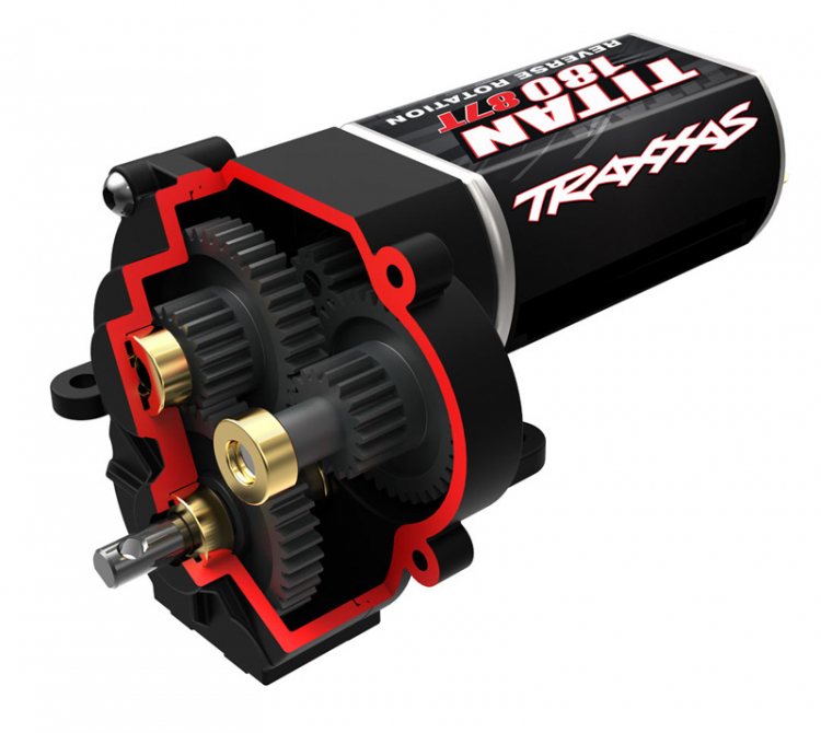 TRANSMISSION COMPLETE TRAIL 16,6:1 TRX-4M - TRAXXAS
