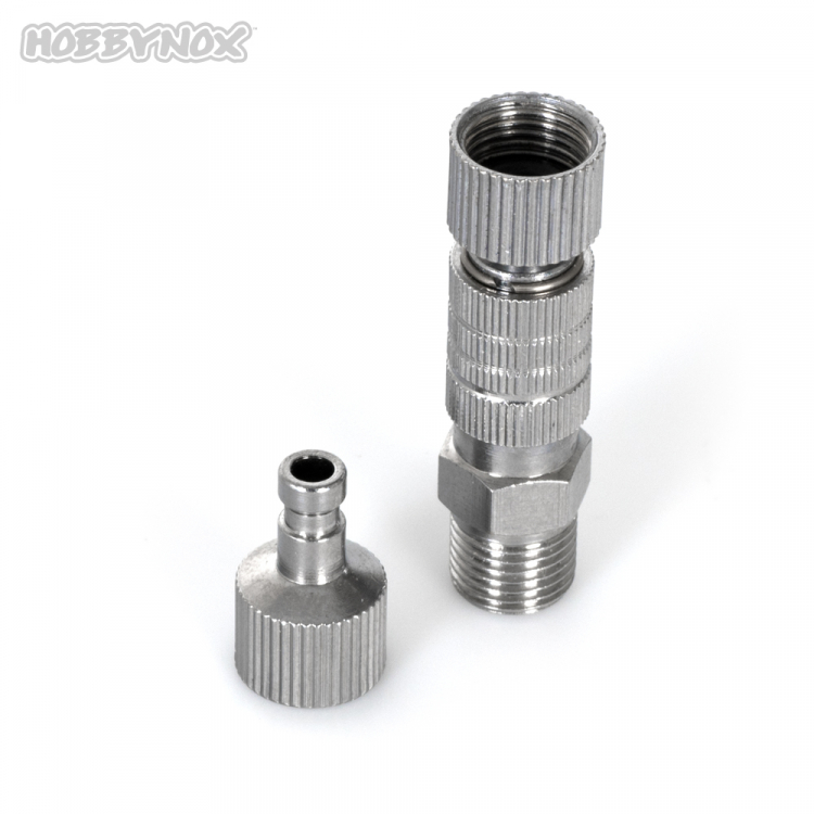 AIRBRUSH QUICK COUPLER G1/8 W/2 MALE PARTS