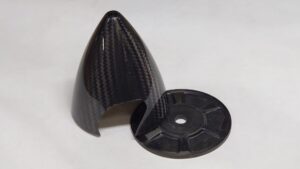 CARBON SPINNER 3,0" - PRECUT FOR PROP - CARBON BACKPLATE