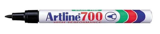 MERKEPENN / TUSJ ARTLINE 700 SORT