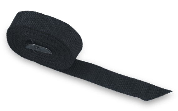 PAKKESTROPP 350 CM SORT - FASTY