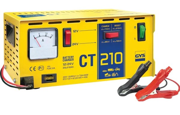 BATTERILADER GYS CT210 12V 35-210A 24V 20-100A