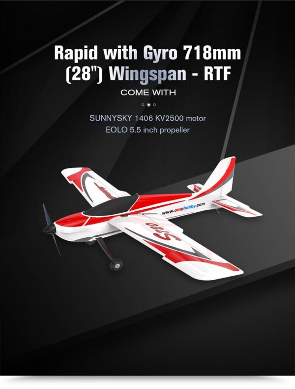 OMP S720 RTF GYRO - Bilde 2