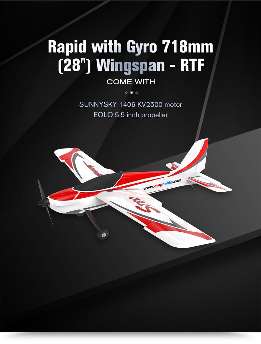 OMP S720 RTF GYRO - Bilde 2