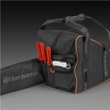 HUSQVARNA MOTORSAG BAG SVART/ORANSJE - Bilde 2