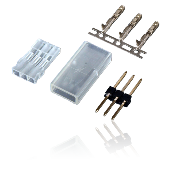 JR CONNECTOR MALE POWERBOX 50PK - Bilde 1