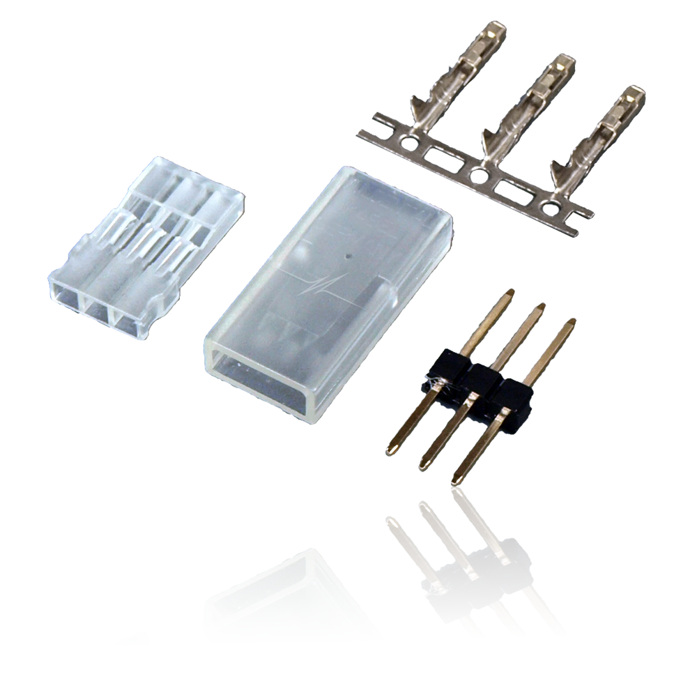 JR CONNECTOR MALE POWERBOX 50PK