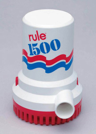 LENSEPUMPE RULE 1500 GPH, 24V - MANUELL