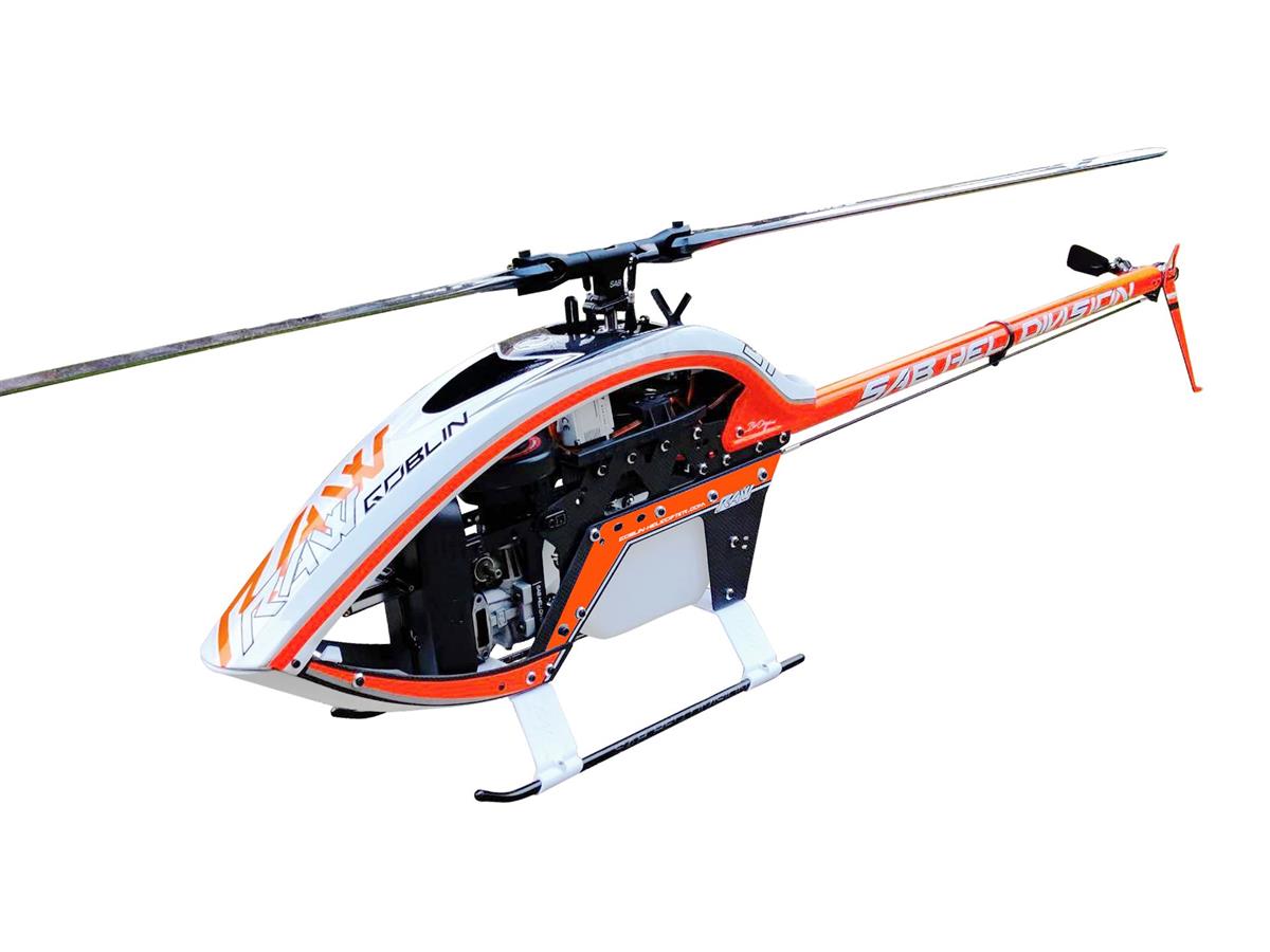GOBLIN RAW NITRO WHITE/ORANGE KIT W/BLADES - Bilde 1