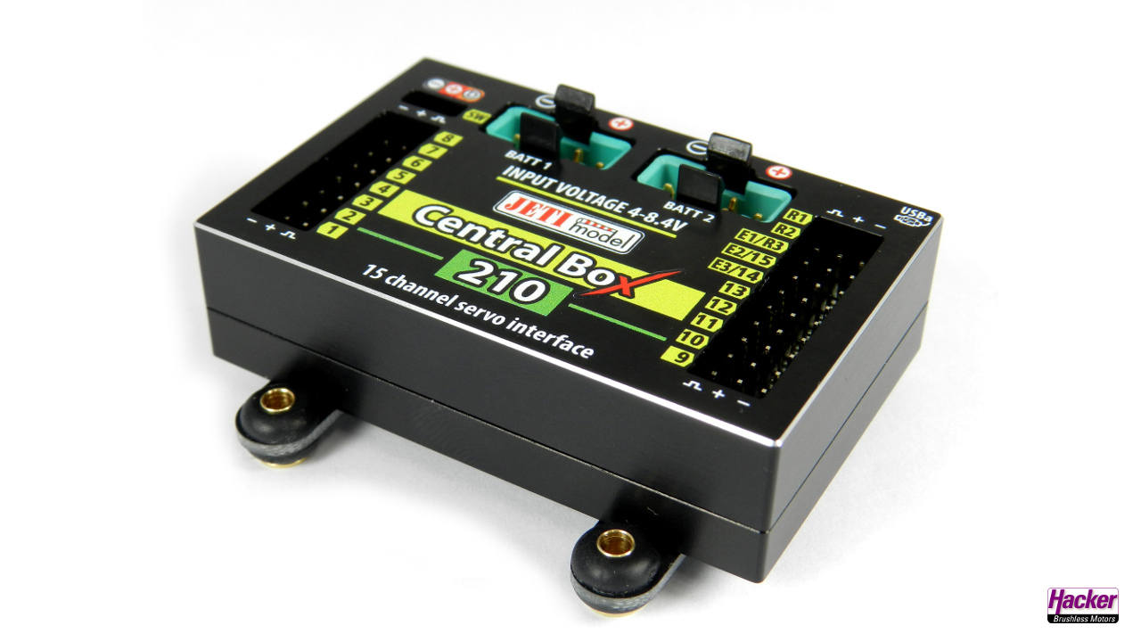 JETI DUPLEX 2.4EX CENTRAL BOX 210 + 2 RSAT - Bilde 3