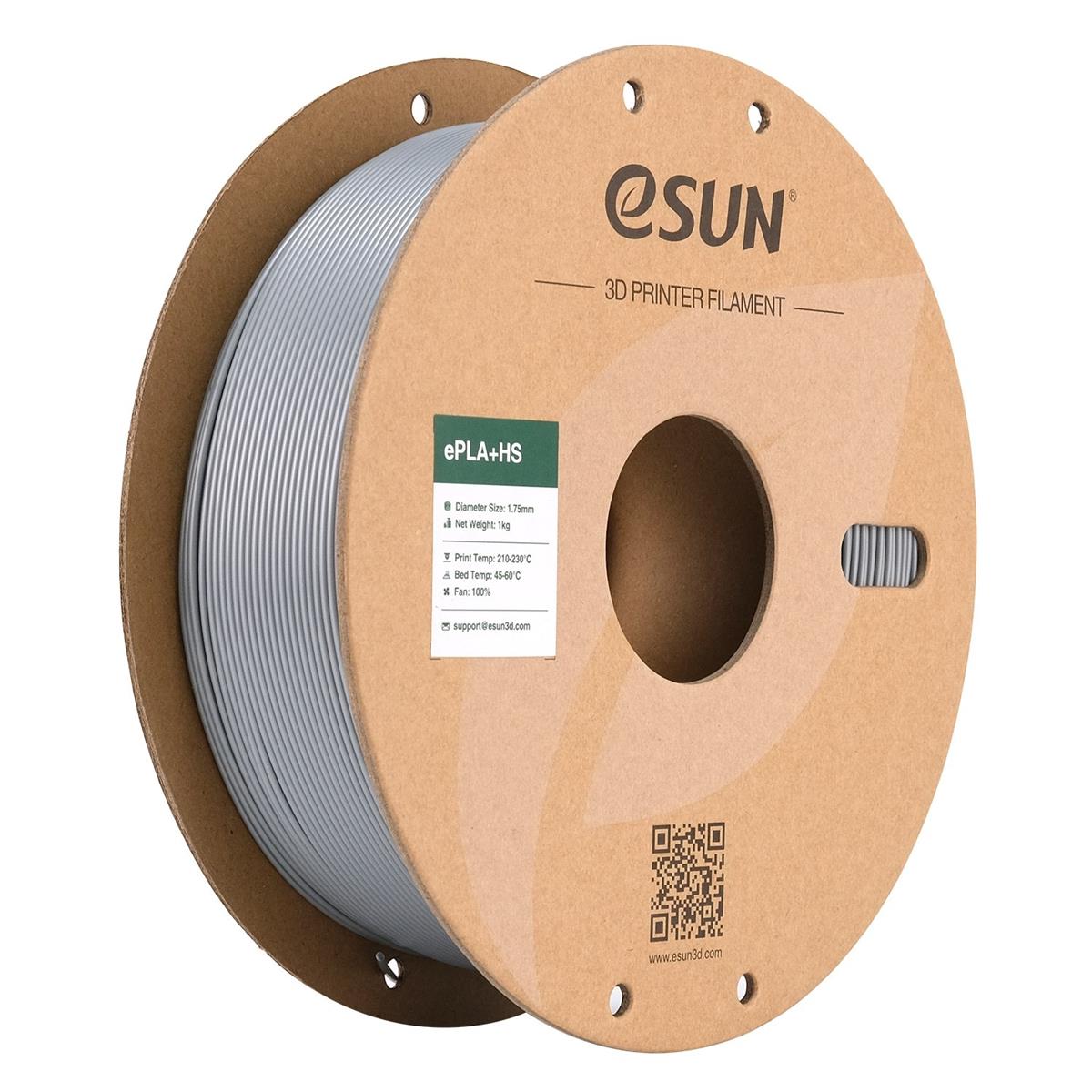 eSUN PLA+ HS 1.75mm - 1kg - Silver - Bilde 1