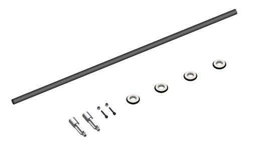 TORQUE TUBE WITH BEARINGS LOGO 700 XXTREME