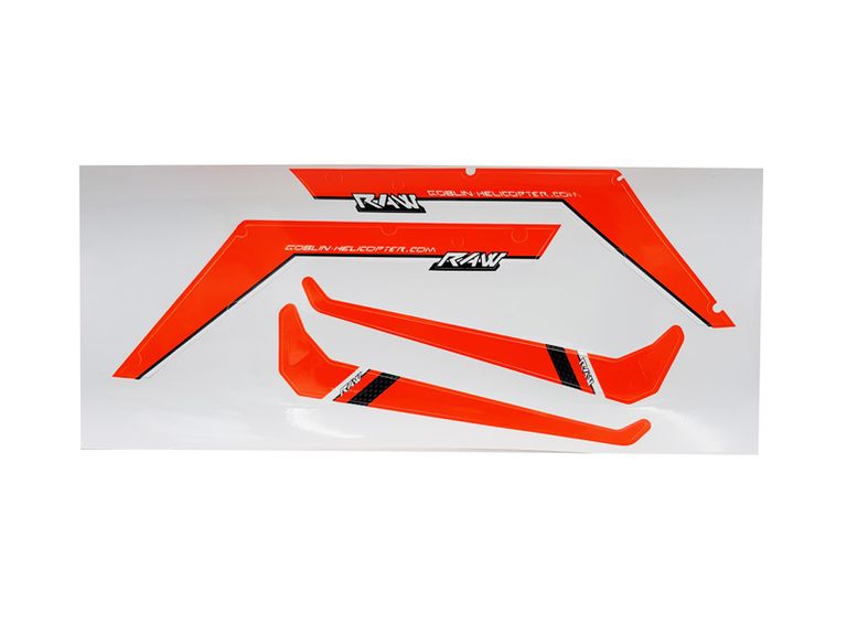 RAW 580 ORANGE STICKERS