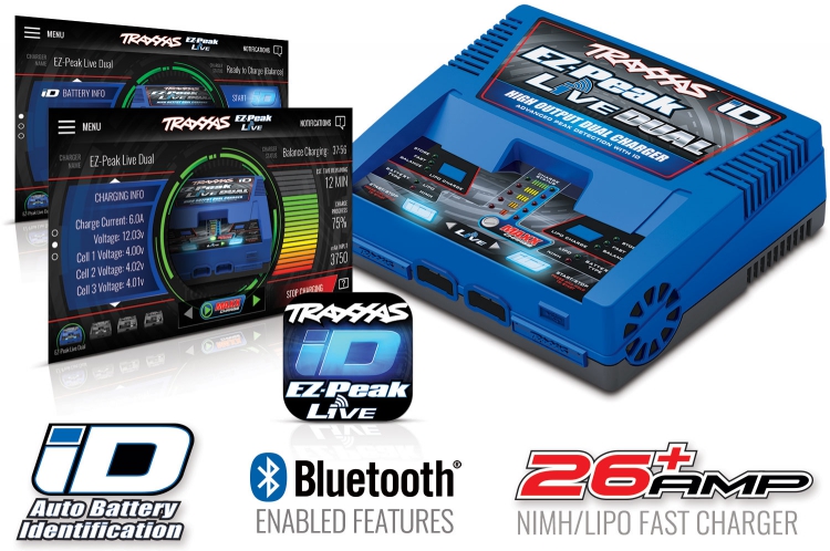 TRAXXAS EZ-PEAK 26Ah NIMH/LIPO LADER 2973GX