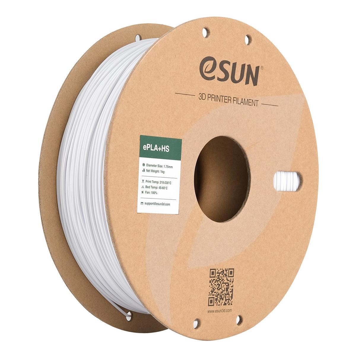 eSUN ePLA+ HS - 1,75mm - 1kg COLD WHITE (high speed) - Bilde 1