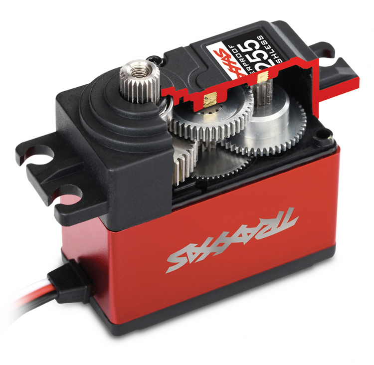 SERVO 2255 VANNTETT 29kg METALLDREV - TRAXXAS