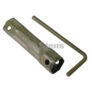 TENNPLUGG NØKKEL RETT M/SKAFT 19/21MM