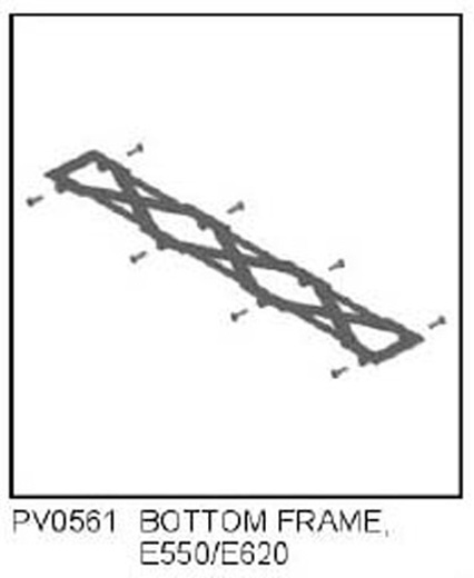 BOTTOM FRAME RAPTOR E550/620