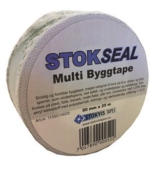 BYGGTAPE GRØNN 60MMX25M - STOKVIS - Bilde 2