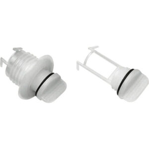 LENSEPLUGG NYLON HVIT