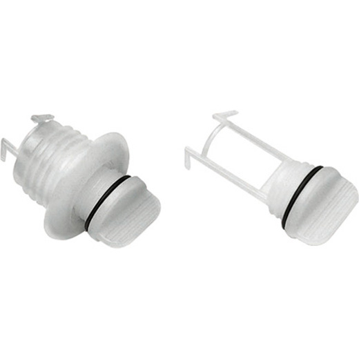 LENSEPLUGG NYLON HVIT