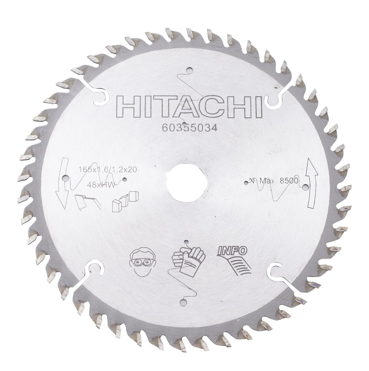 SIRKELSAGBLAD TCT 165X1,6MM 48T 20MM HULL - HIKOKI - Bilde 1