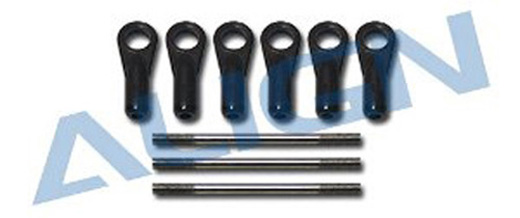 STAINLESS STEEL SERVO LINKAGE ROD - T-REX 550E