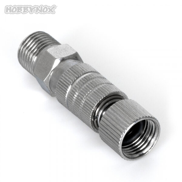 AIRBRUSH QUICK COUPLER G1/8 W/2 MALE PARTS - Bilde 3
