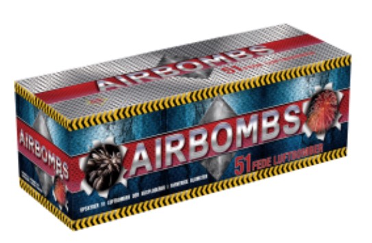 AIRBOMB SORTIMENT 12 STK - SPECTRA