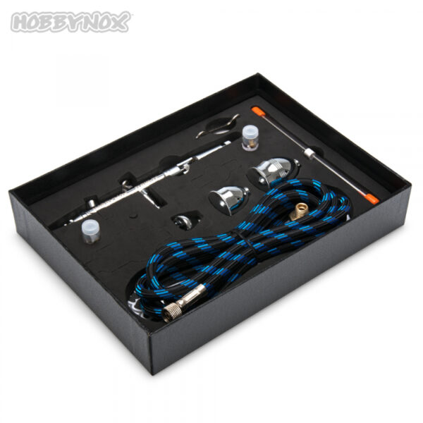 FLOW-TF V2 AIRBRUSH TOP FEED 0,3/0,5/0,8 (HN002-20) - Bilde 2