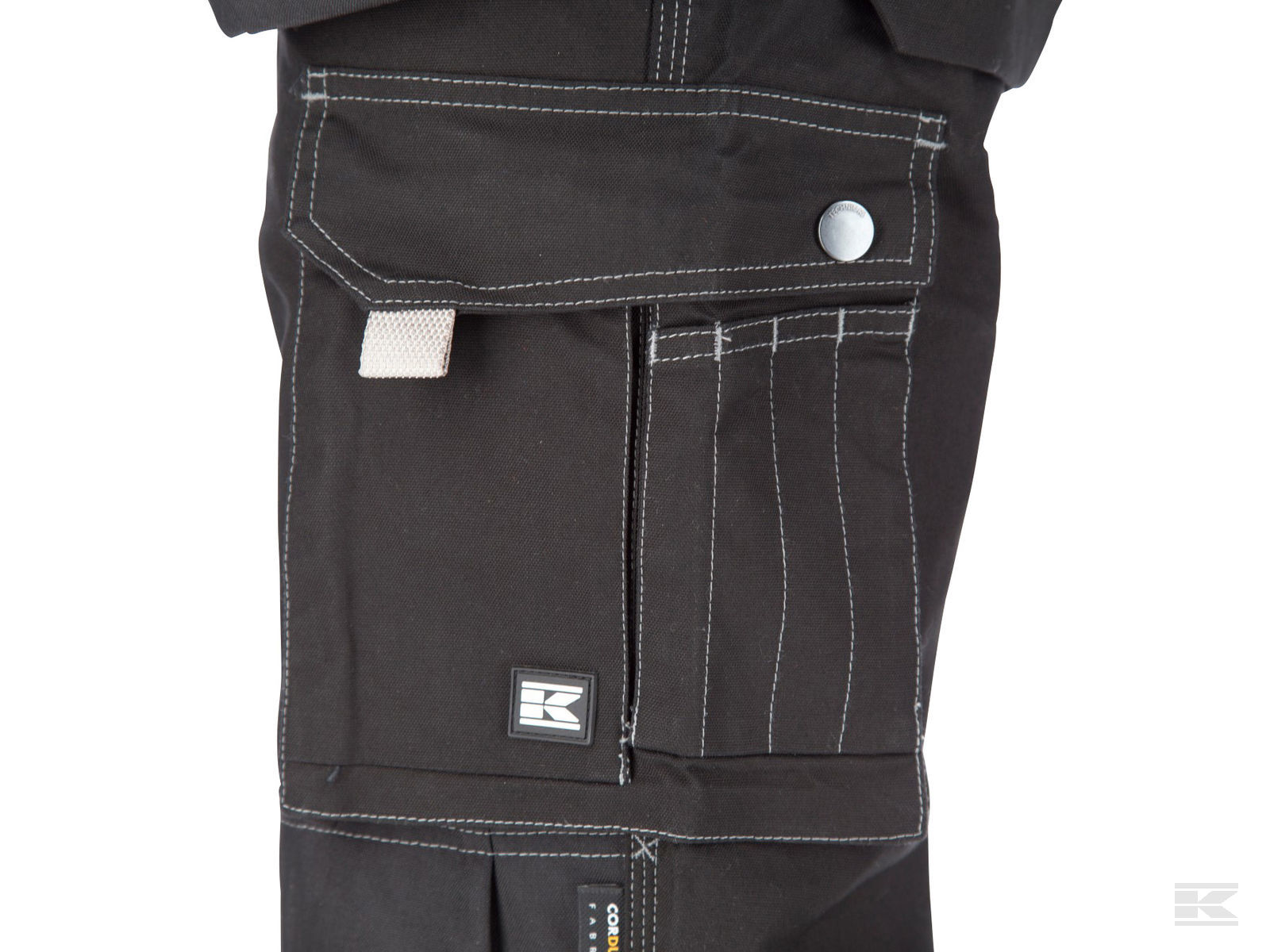 BUKSE HÅNDVERK STRETCH SORT L   livv.88-98cm - Bilde 2