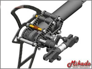 Carbon tail rotor upgrade set for LOGO 10/400