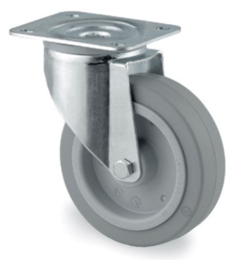 HJUL 125MM M/SVING UFP P62 250KG