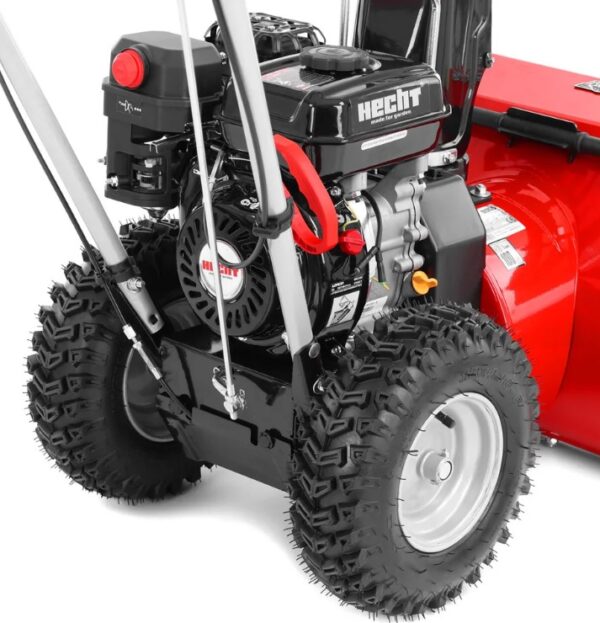 SNØFRESER HJUL HECHT 51CM 196CC 5,5HP SNOR START - Bilde 2