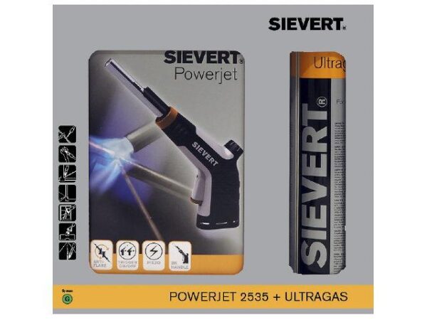 POWERJET 2535 KOMPLETT M/FLASKE - SIEVERT 253511 / 253512 - Bilde 1