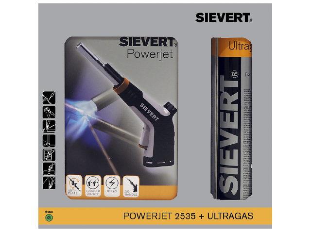 POWERJET 2535 KOMPLETT M/FLASKE - SIEVERT 253511 / 253512