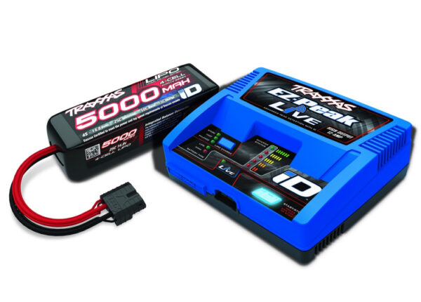 TRAXXAS EZ-PEAK LIVE 12Ah LADER + 1 x 4S-5000mAh-14,8V BATT - Bilde 1