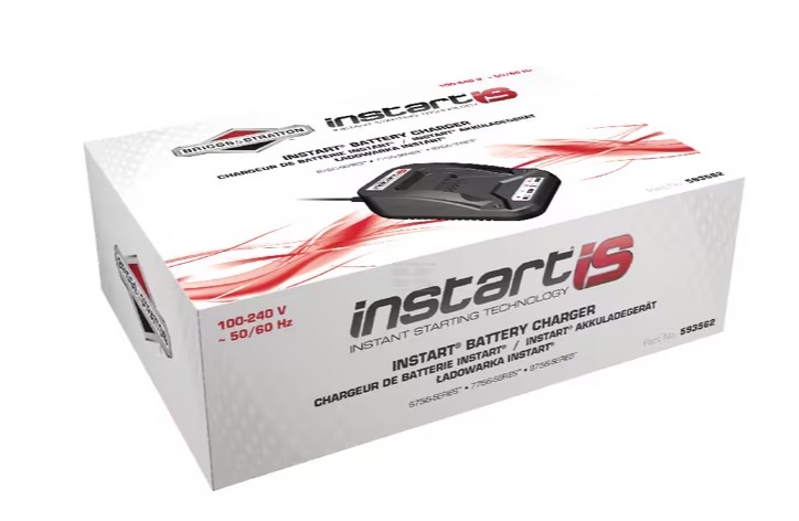 LADER TIL BATTERI FOR KLIPPERE MED INSTART B&S