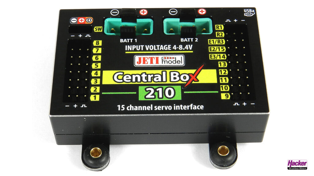 JETI DUPLEX 2.4EX CENTRAL BOX 210 + 2 RSAT