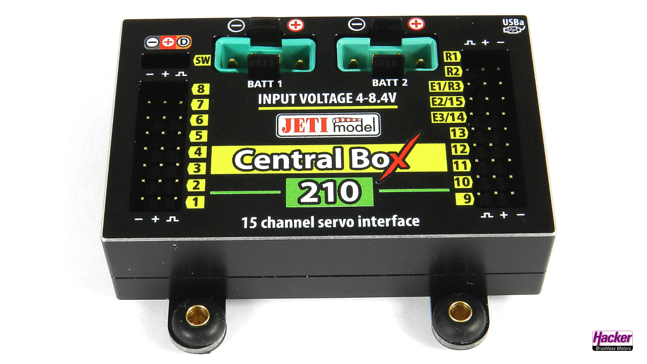 JETI DUPLEX 2.4EX CENTRAL BOX 210 + 2 RSAT - Bilde 2