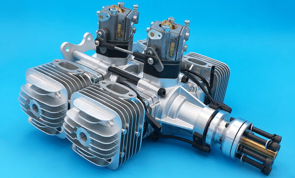 DLE 120CC B4 BENSINMOTOR MED POTTE OG TENNING - Bilde 5